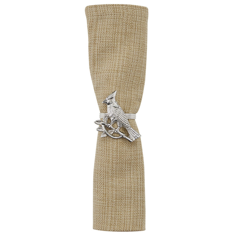 CARDINAL NAPKIN RING SILVER FINISH