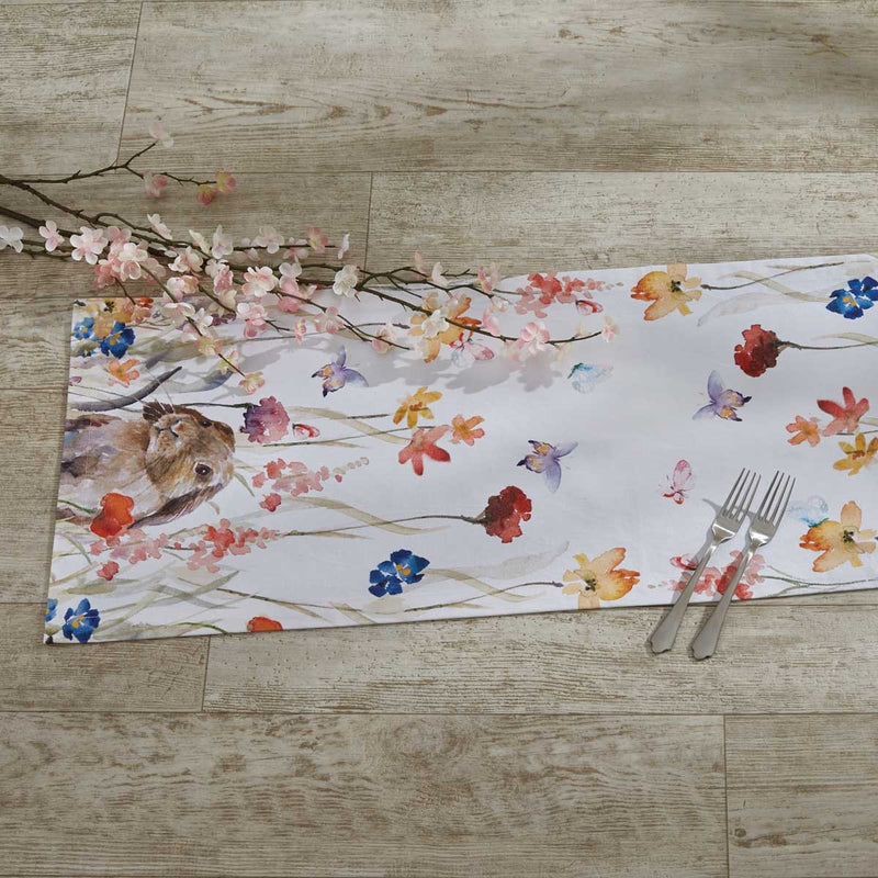 ENCHANTMENT PRINT TABLE RUNNER - 42"L