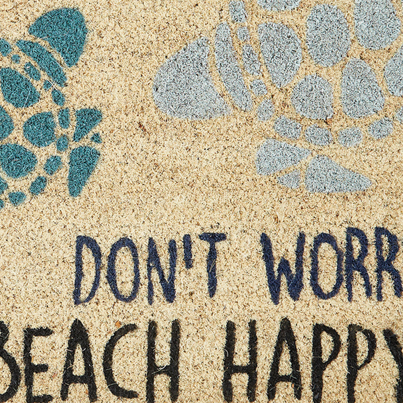 DON'T WORRY BEACH HAPPY DOOR MAT