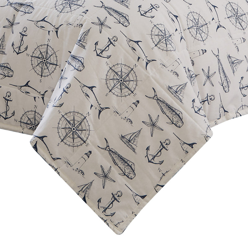 CAPTAIN QUARTERS QUEEN BEDSPREAD