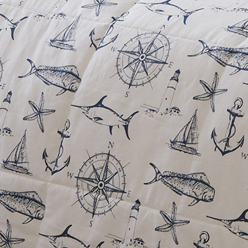 CAPTAIN QUARTERS QUEEN BEDSPREAD